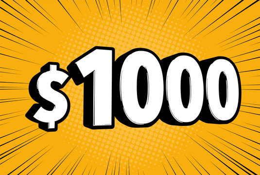 1000ドル