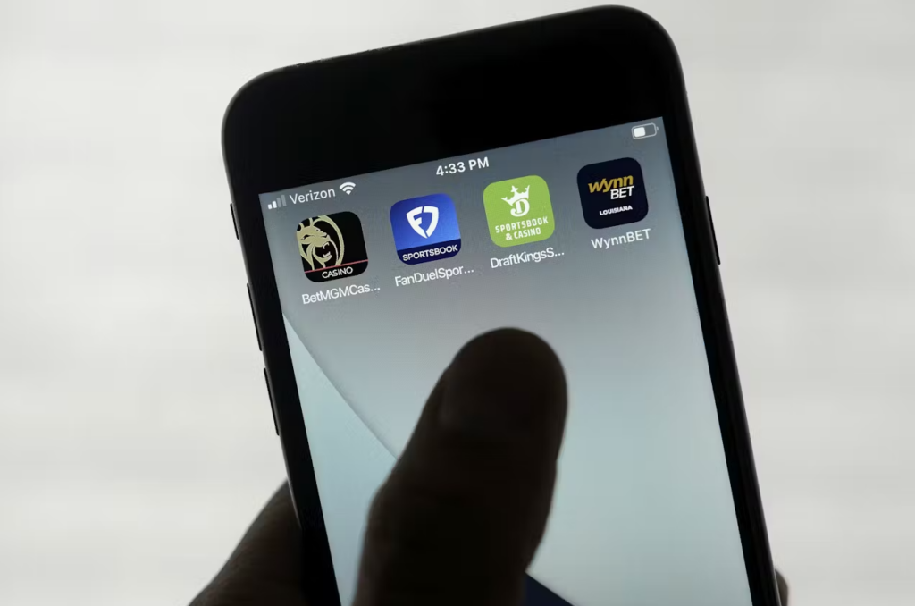 アメリカではスマートフォンでオンライン賭博がいつでも遊べる