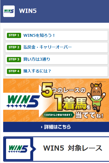 WIN5公式ページ