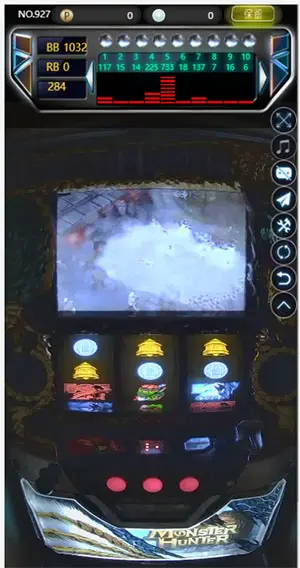 新クイーンカジノのパチスロプレイ画像