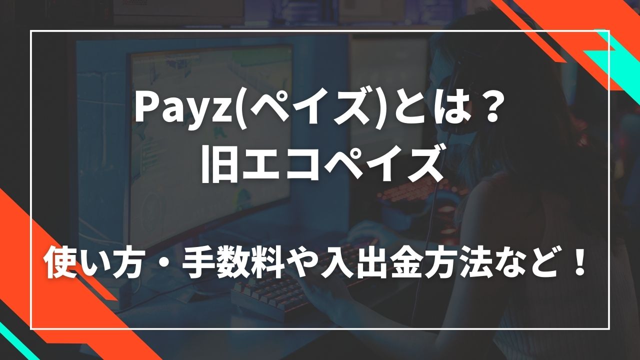 Payz(ペイズ)とは?旧エコペイズ|使い方・手数料や入出金方法など!