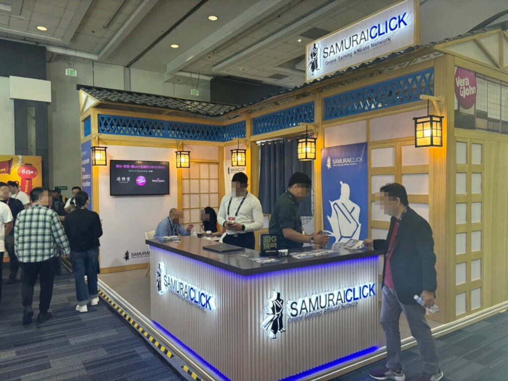 サムライクリックのブース